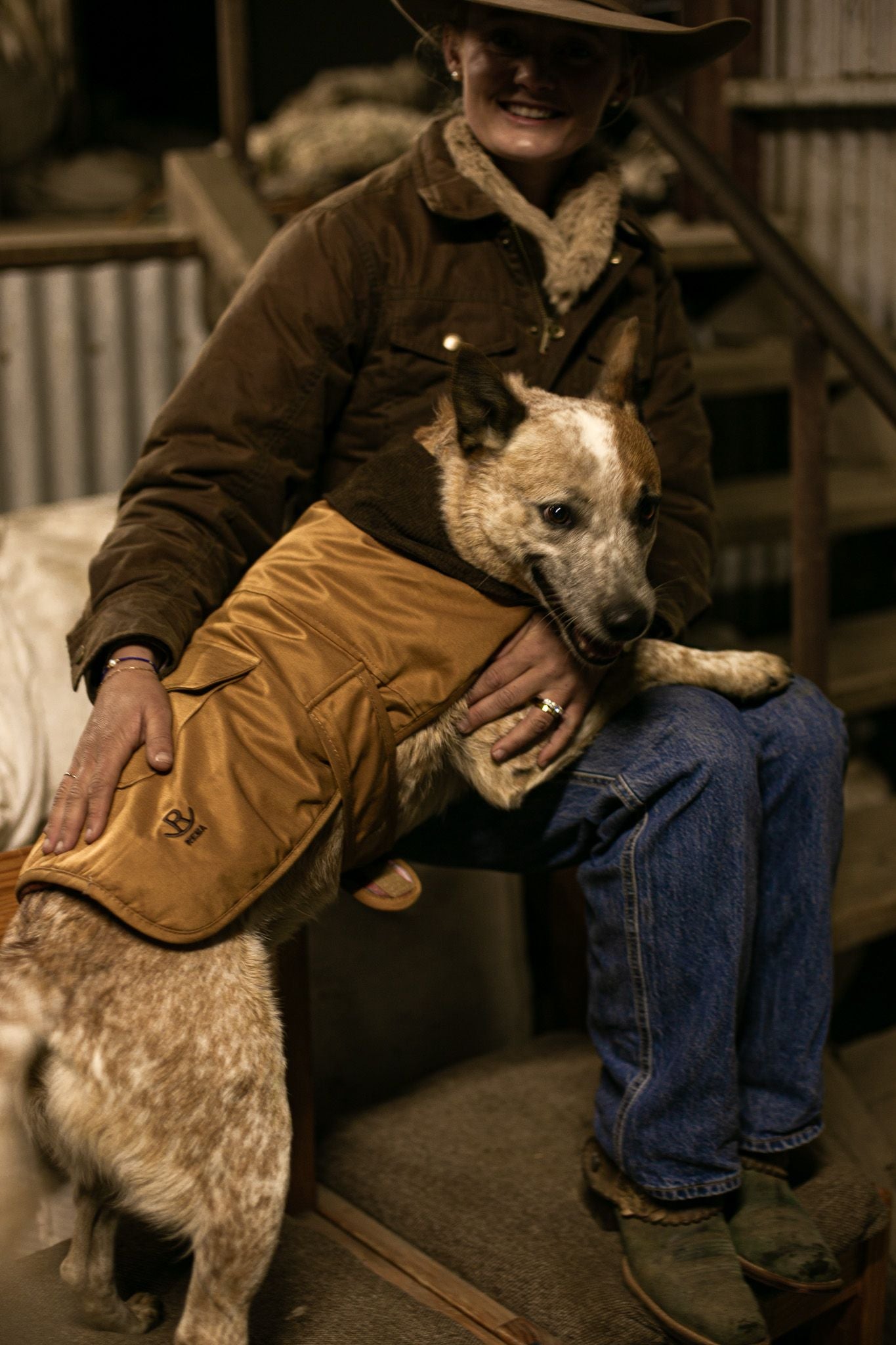 Blue Water resistance Dog Coat