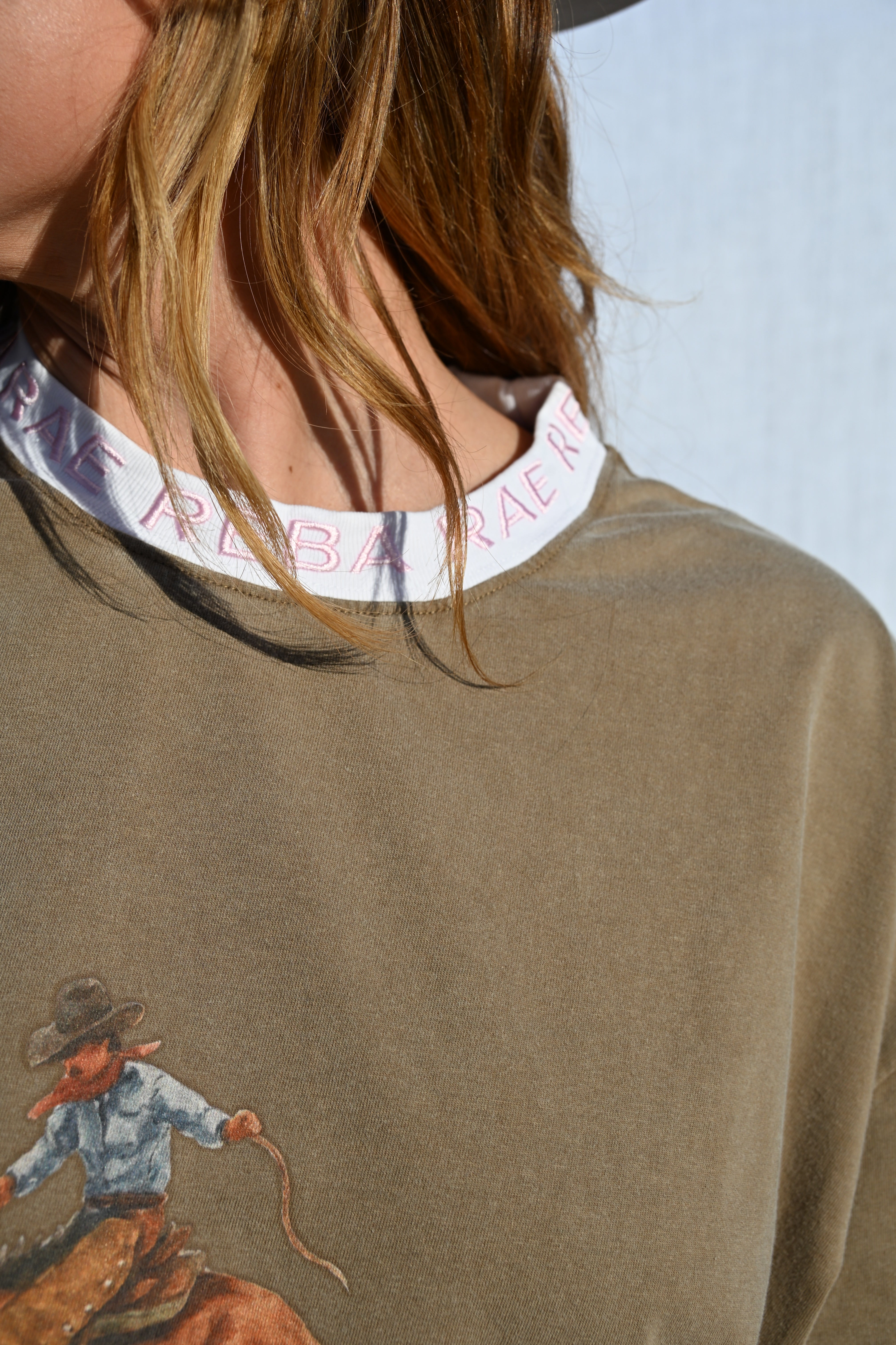 PRE-ORDER - Oversized Reba Rae Cowboy Tee - Expected to ship late Feb 26 image 2