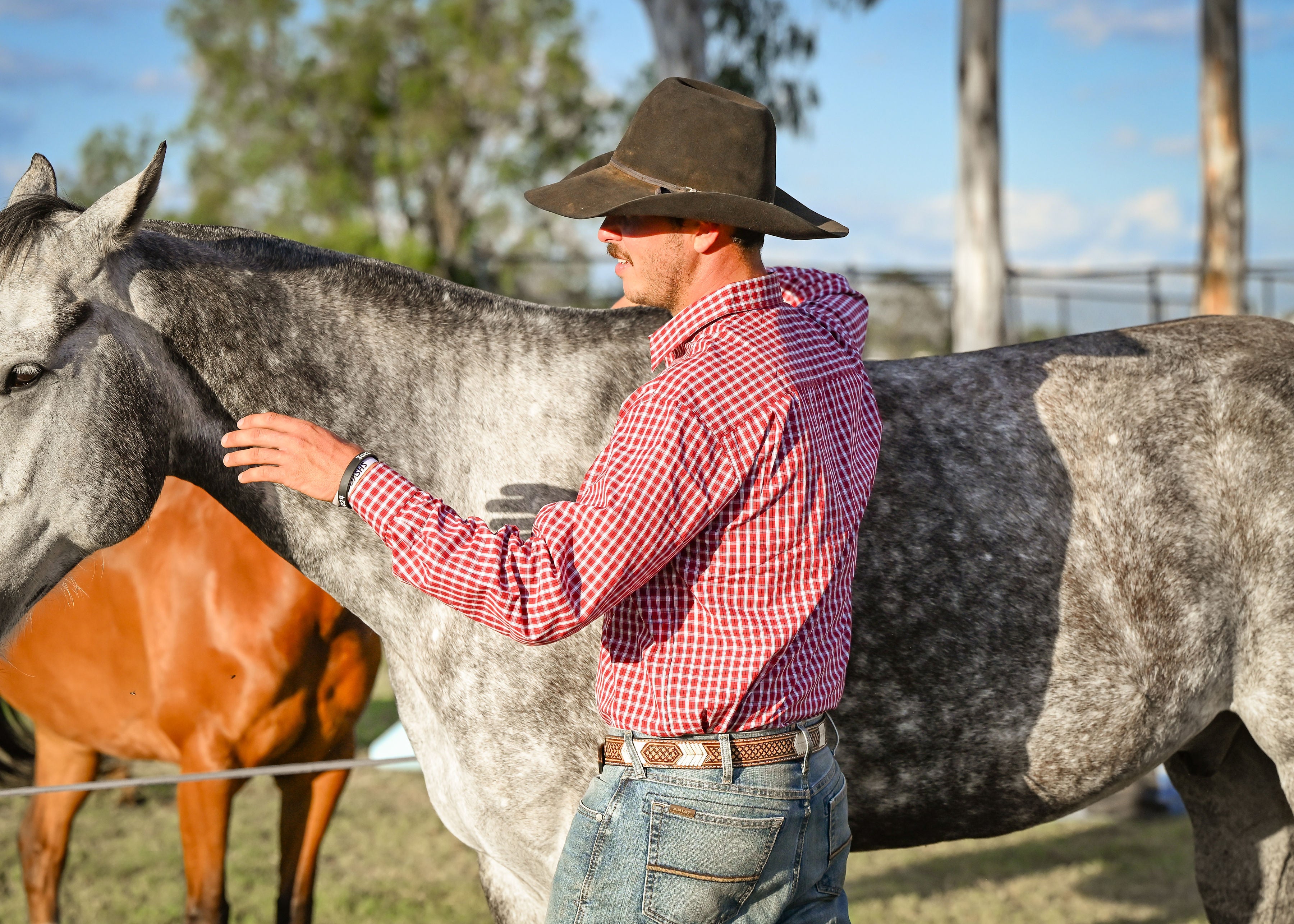 Lads Shirt - Deep Red Plaid image 3