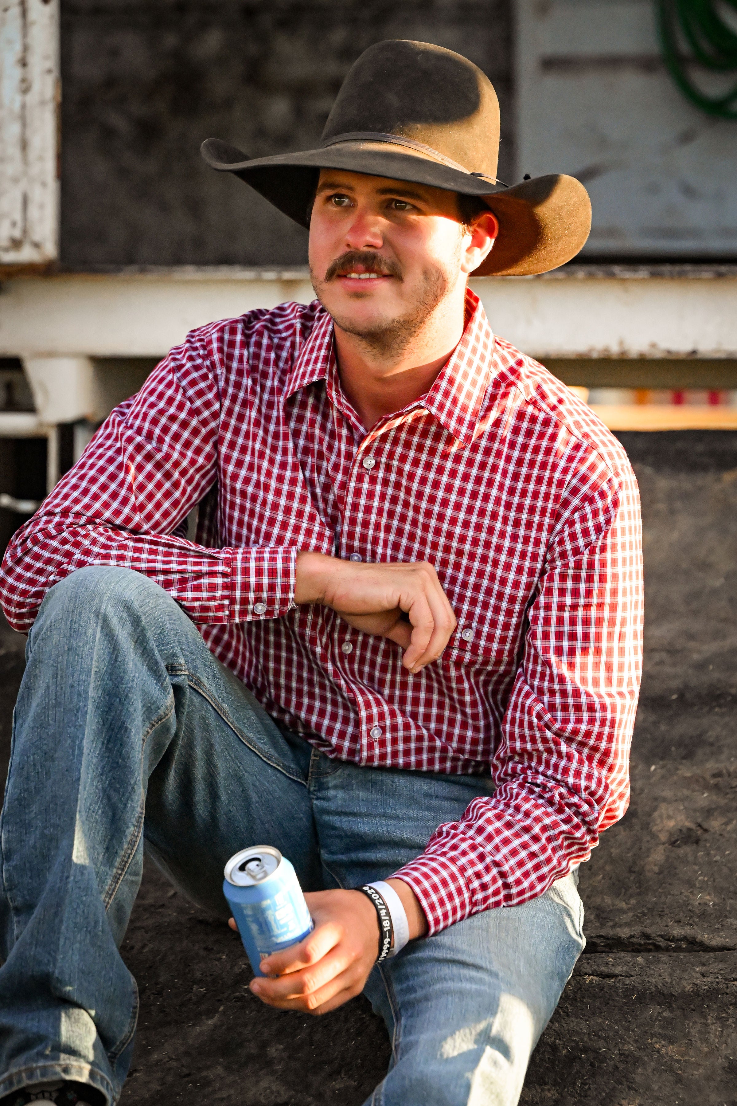 Lads Shirt - Deep Red Plaid image 2