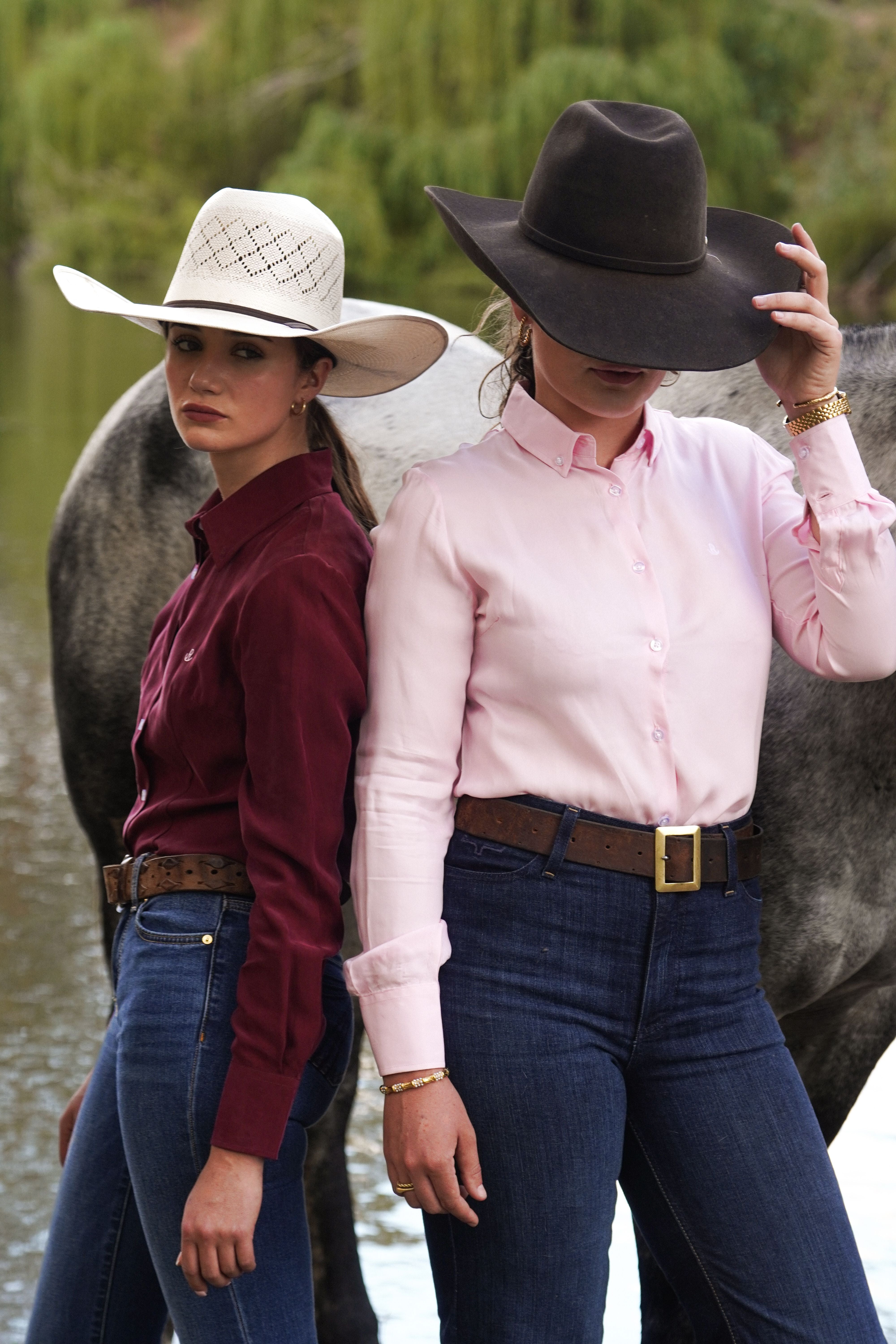 Cherry Cupro Gal ~ Slim Fit image 1