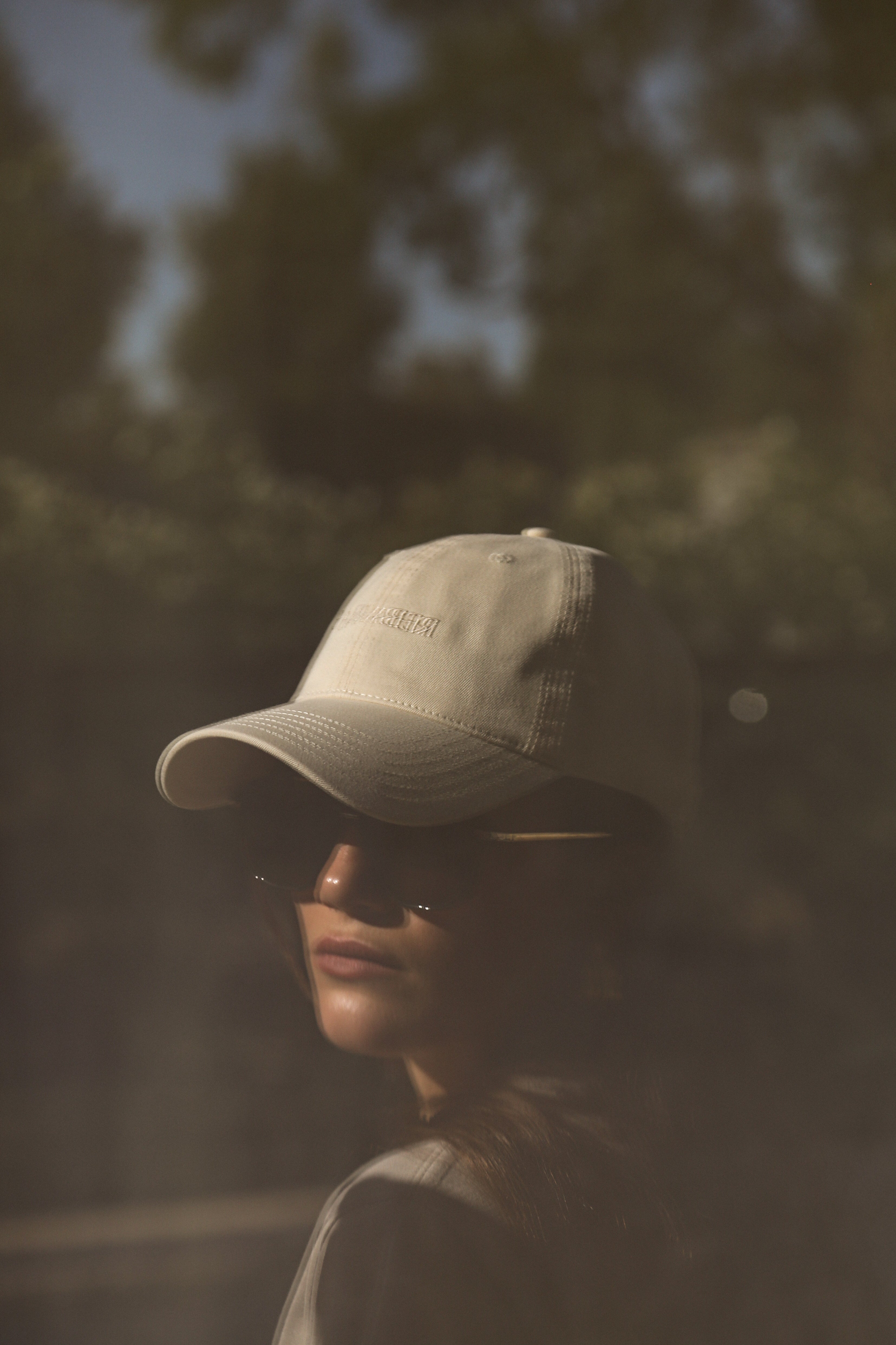 Cream Baseball Cap ~ Reba Rae image 1