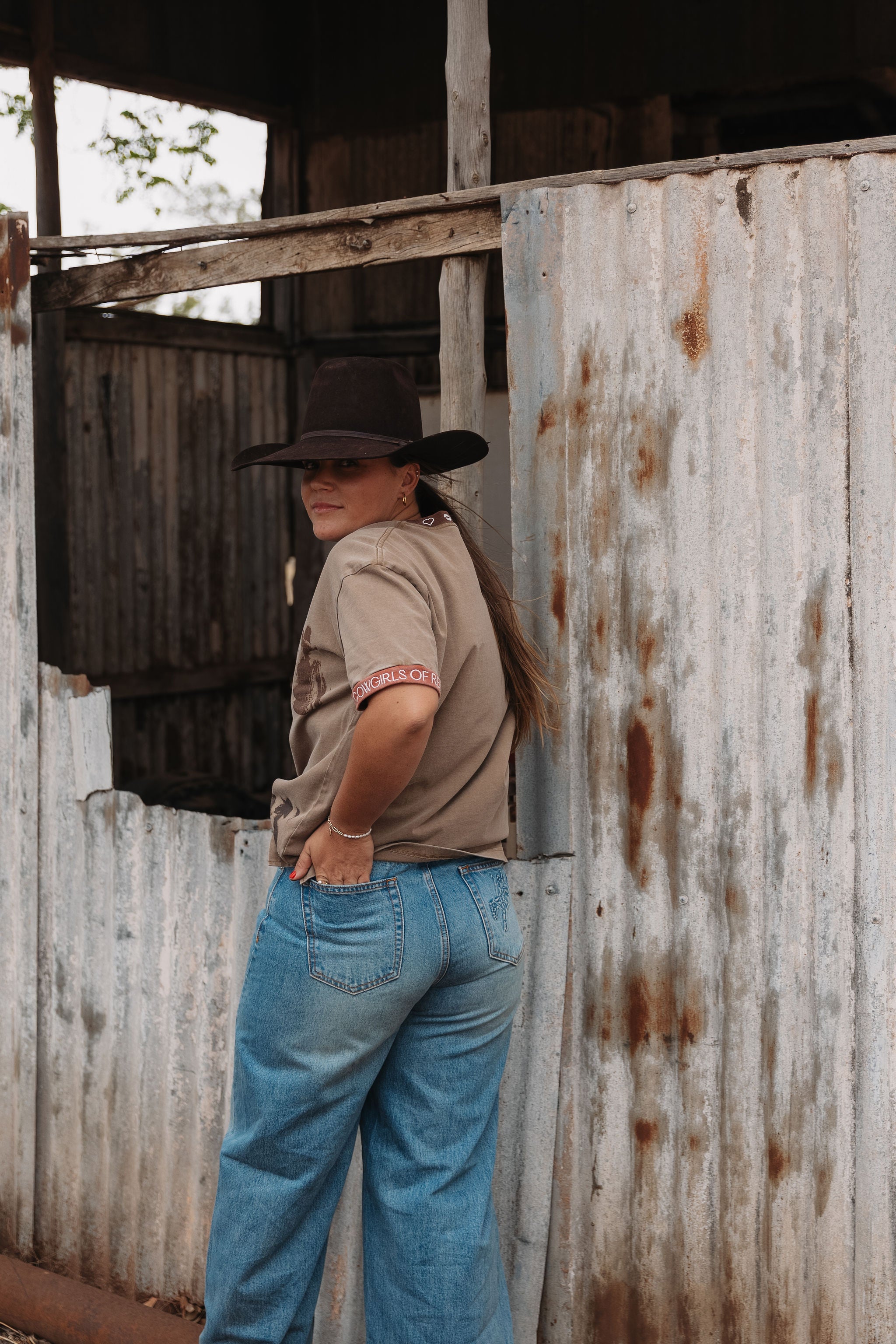 Oversized Photo Babe Tee