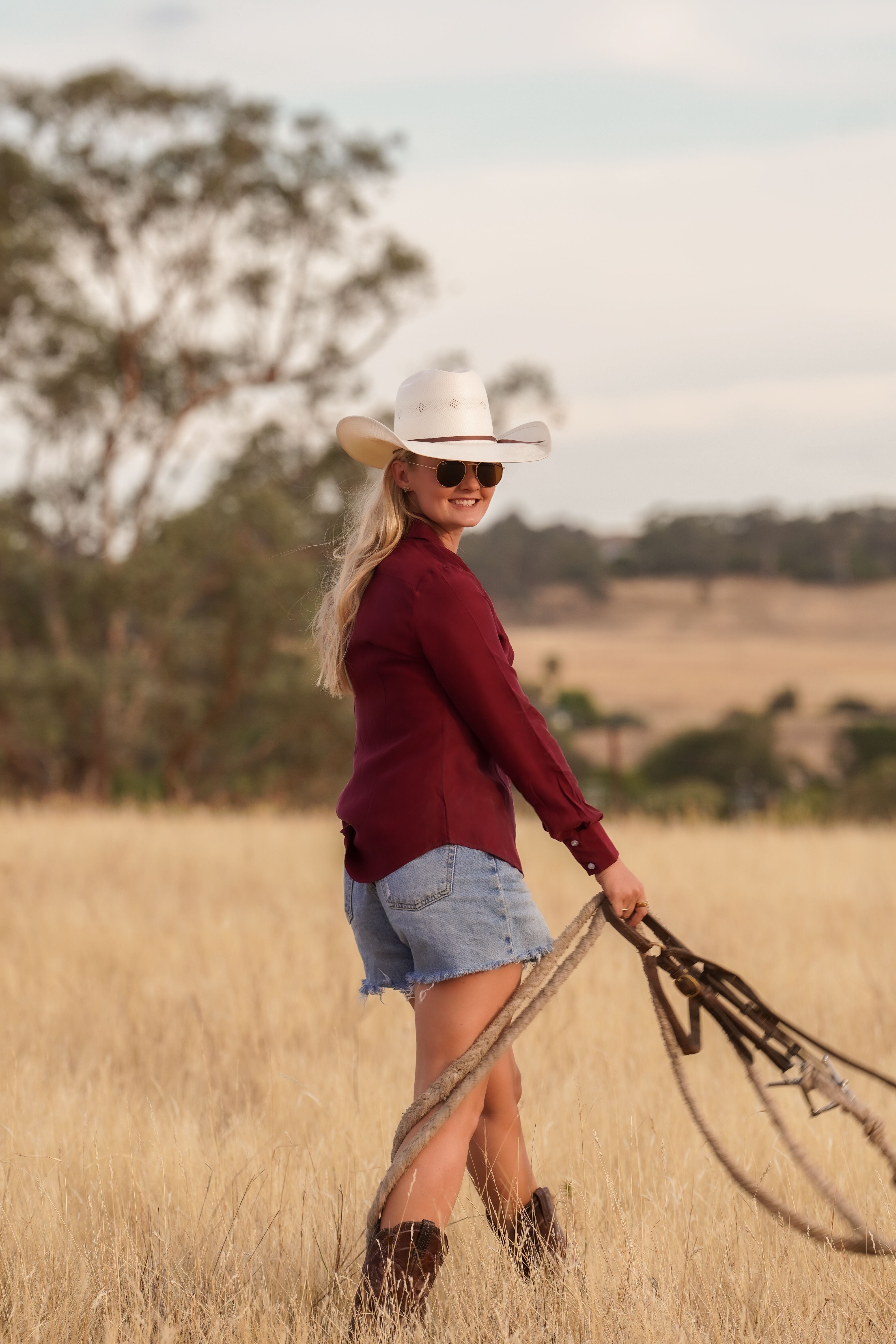 Cherry Cupro Gal ~ Slim Fit image 0